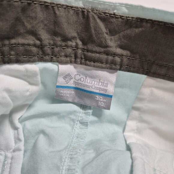 Columbia Men's Shorts Size 30 Inseam 10" Washed Out Mint Green (61) - Picture 9 of 12